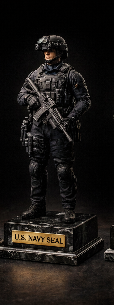 Navy SEAL Operator Memorial Figure